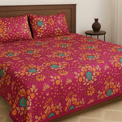 red cotton satin bedsheets